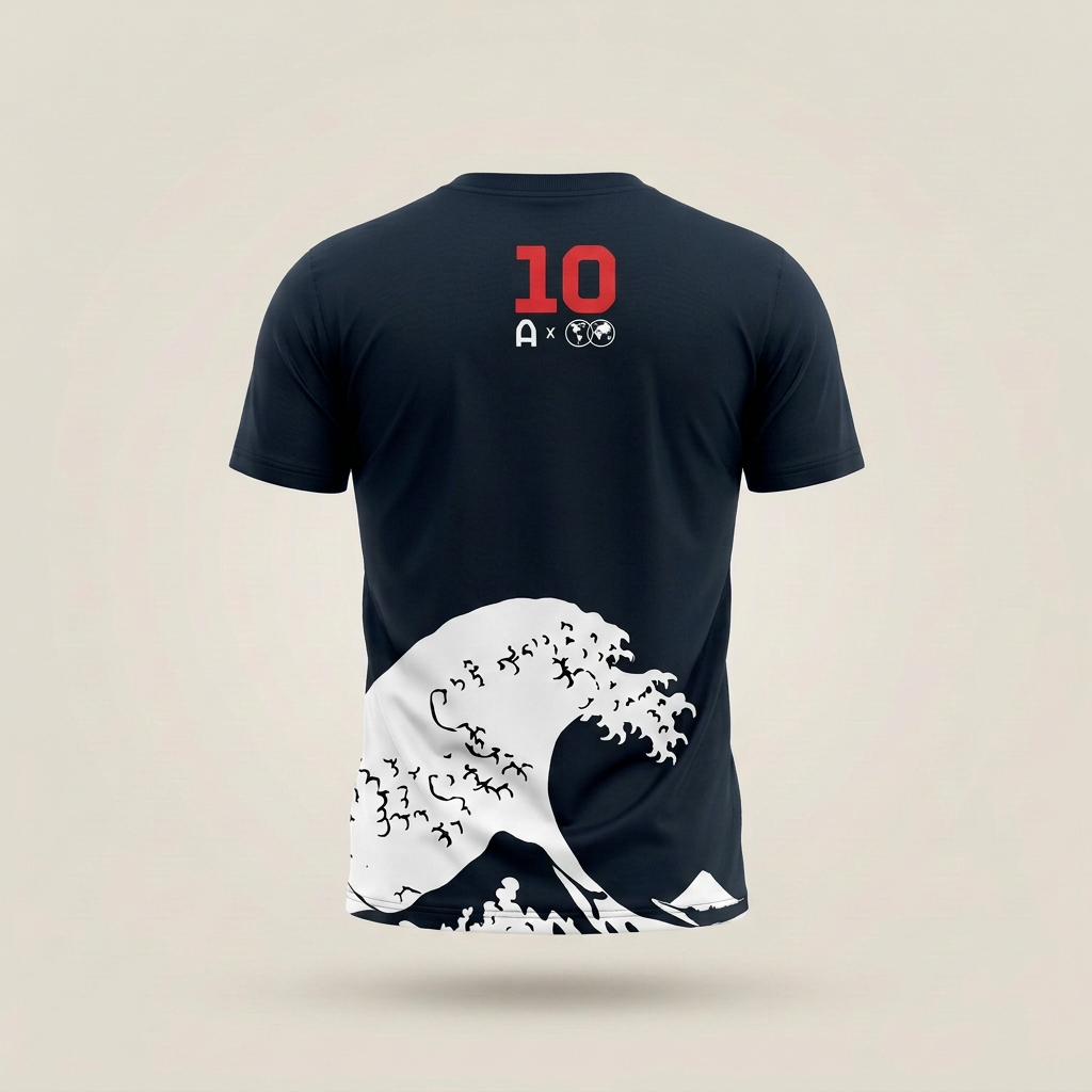10 Years APAC tee back in deep navy