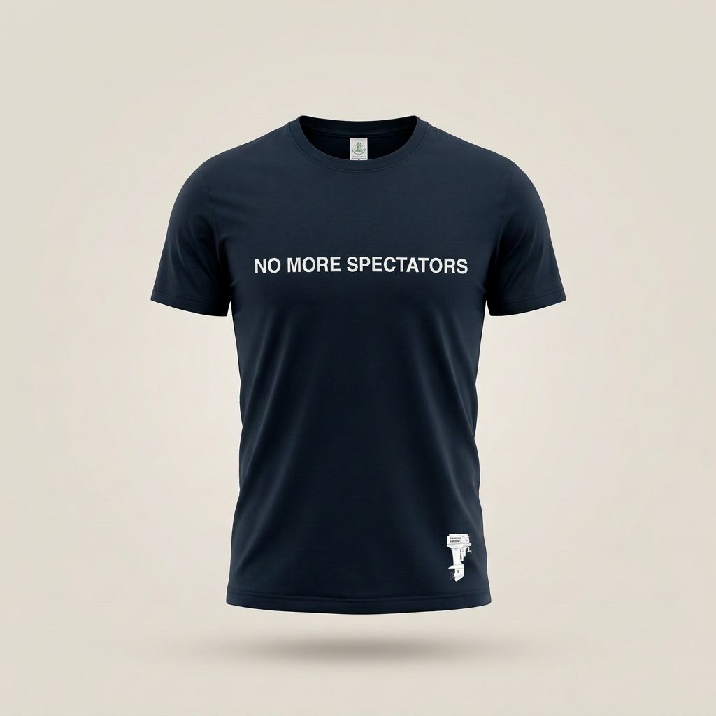 No More Spectators tee front