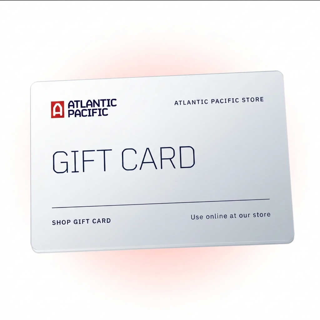 Silver AP gift card with no extra slogan
